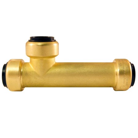 Tectite By Apollo 3/4 in. Brass Push-To-Connect Slip Tee Fitting FSBT34SL